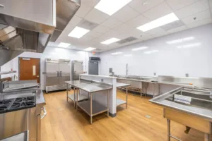 Commercial-grade kitchen